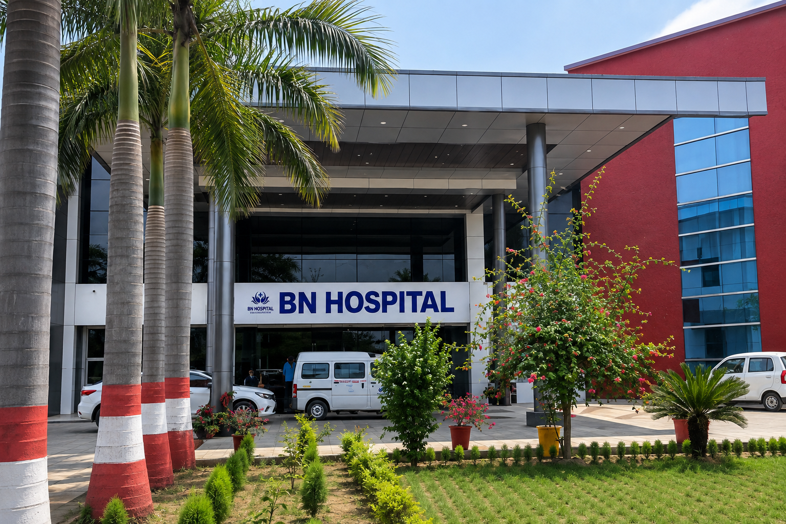 BN Hospital Exterior / Reception